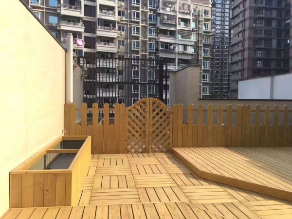 淄博防腐塑木地板围栏